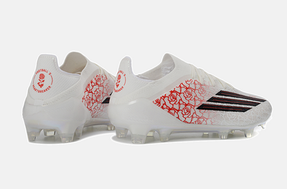 Chuteira Adidas F50 YAMAL FG - Branca e Vermelha - imagem 6