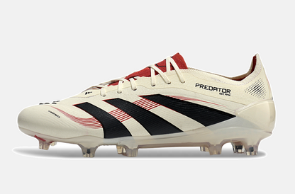 Chuteira Adidas Predator Elite FG - Bege,  Preta e Vermelha - imagem 4