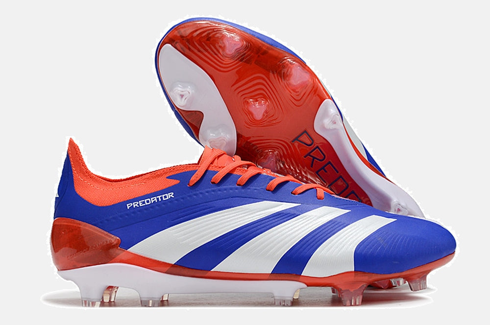 Chuteira Adidas Predator Elite FG - Azul , Branca e Laranja - imagem 8