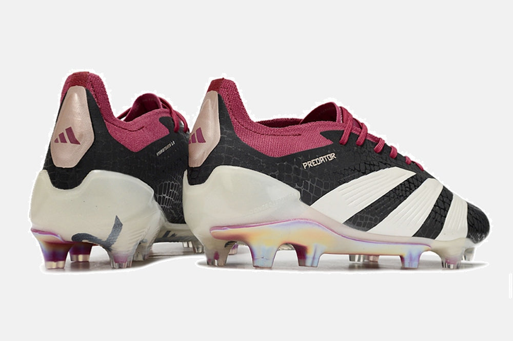 Chuteira Adidas Predator Elite FG - Branca e Preta - detalhe