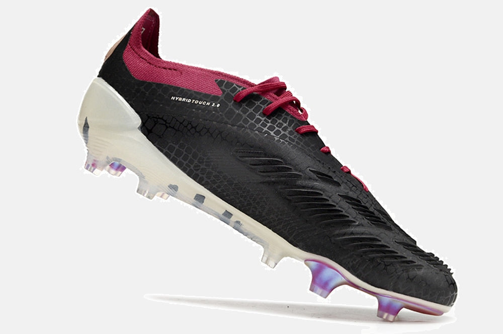 Chuteira Adidas Predator Elite FG - Branca e Preta - vista traseira