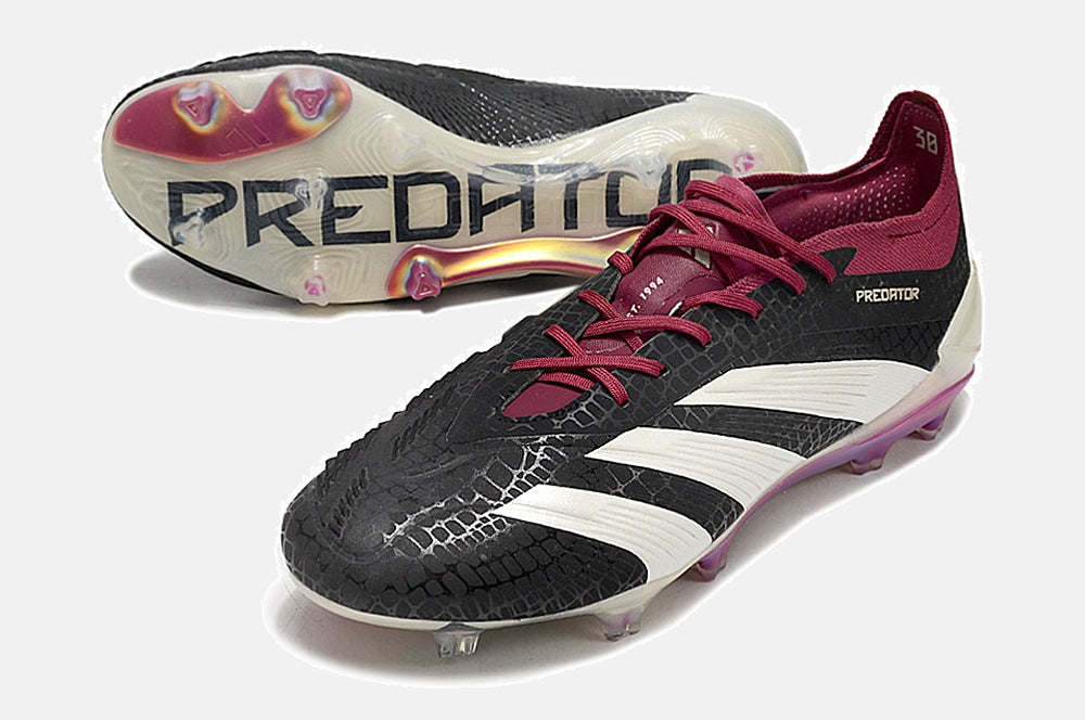 Chuteira Adidas Predator Elite FG - Branca e Preta - imagem 6