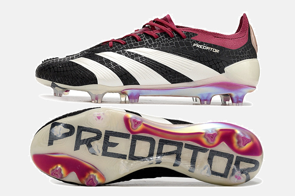 Chuteira Adidas Predator Elite FG - Branca e Preta - imagem 4