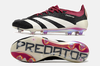 Chuteira Adidas Predator Elite FG - Branca e Preta - imagem 4
