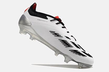 Chuteira Adidas Predator Elite FG - Branca e Preta - detalhe