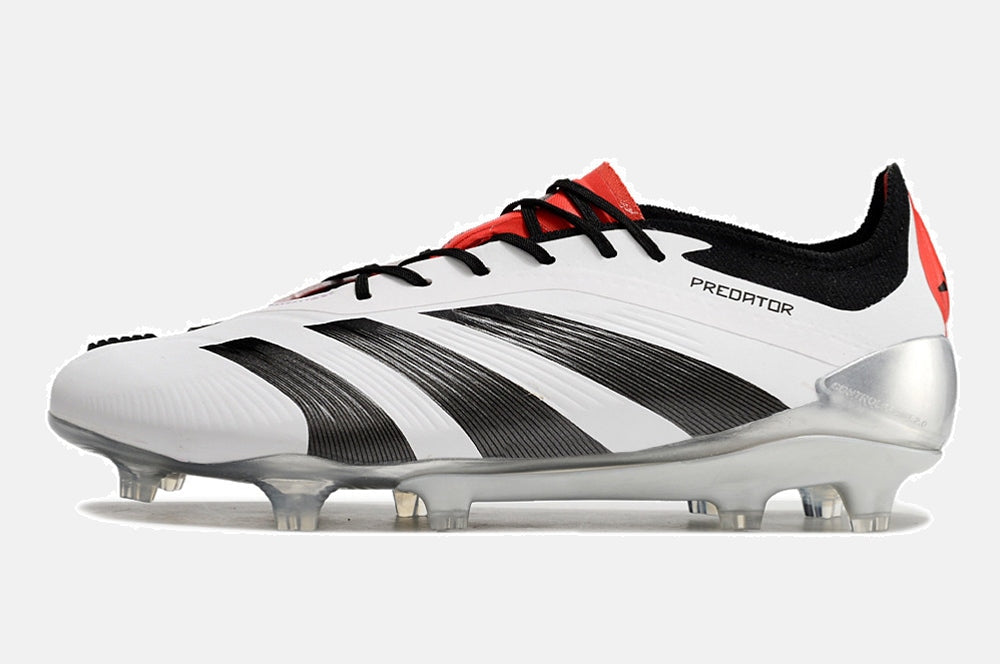 Chuteira Adidas Predator Elite FG - Branca e Preta - imagem 6