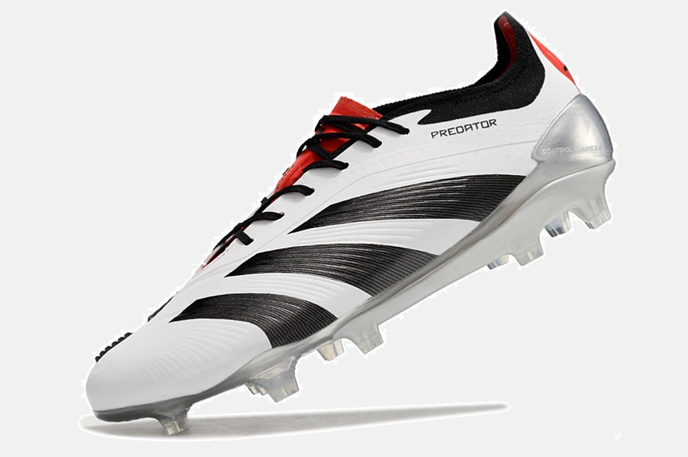Chuteira Adidas Predator Elite FG - Branca e Preta - imagem 4