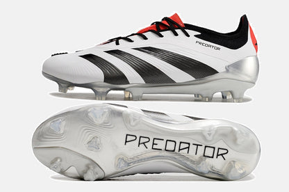 Chuteira Adidas Predator Elite FG - Branca e Preta - imagem 7