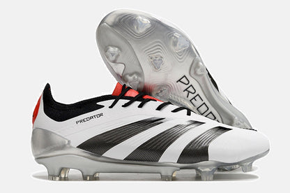 Chuteira Adidas Predator Elite FG - Branca e Preta - imagem 8