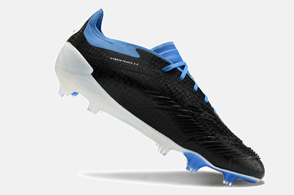 Chuteira Adidas Predator Elite FG - Branca, Preta e Azul - imagem 4