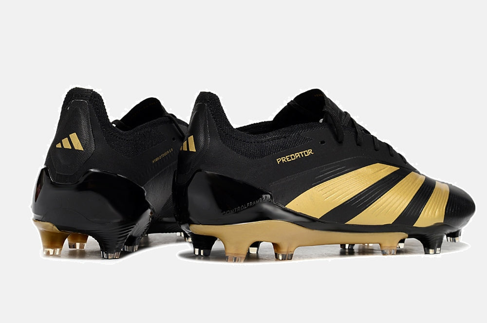 Chuteira Adidas Predator Elite FG - Dourada e Preta - detalhe