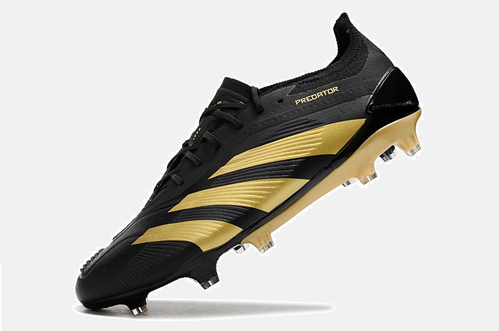 Chuteira Adidas Predator Elite FG - Dourada e Preta - imagem 7