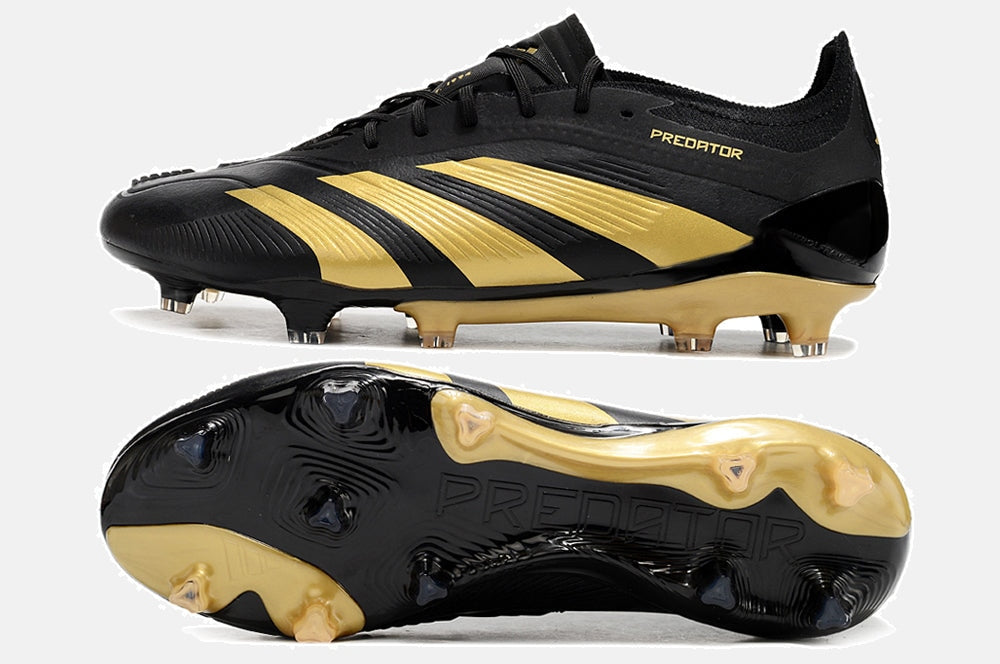 Chuteira Adidas Predator Elite FG - Dourada e Preta - imagem 5