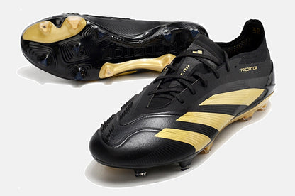 Chuteira Adidas Predator Elite FG - Dourada e Preta - vista traseira