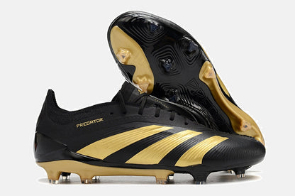 Chuteira Adidas Predator Elite FG - Dourada e Preta - imagem 8