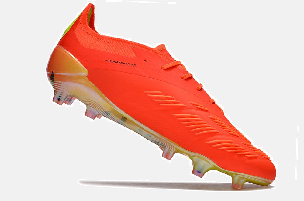 Chuteira Adidas Predator Elite FG - Laranja e Cinza - vista traseira