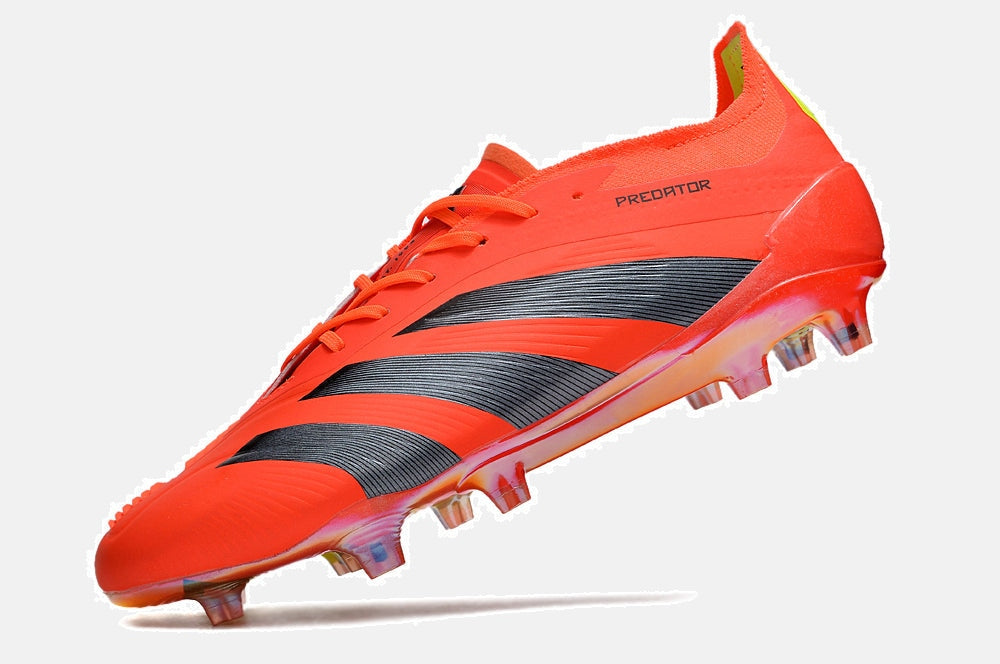 Chuteira Adidas Predator Elite FG - Laranja e Cinza - detalhe