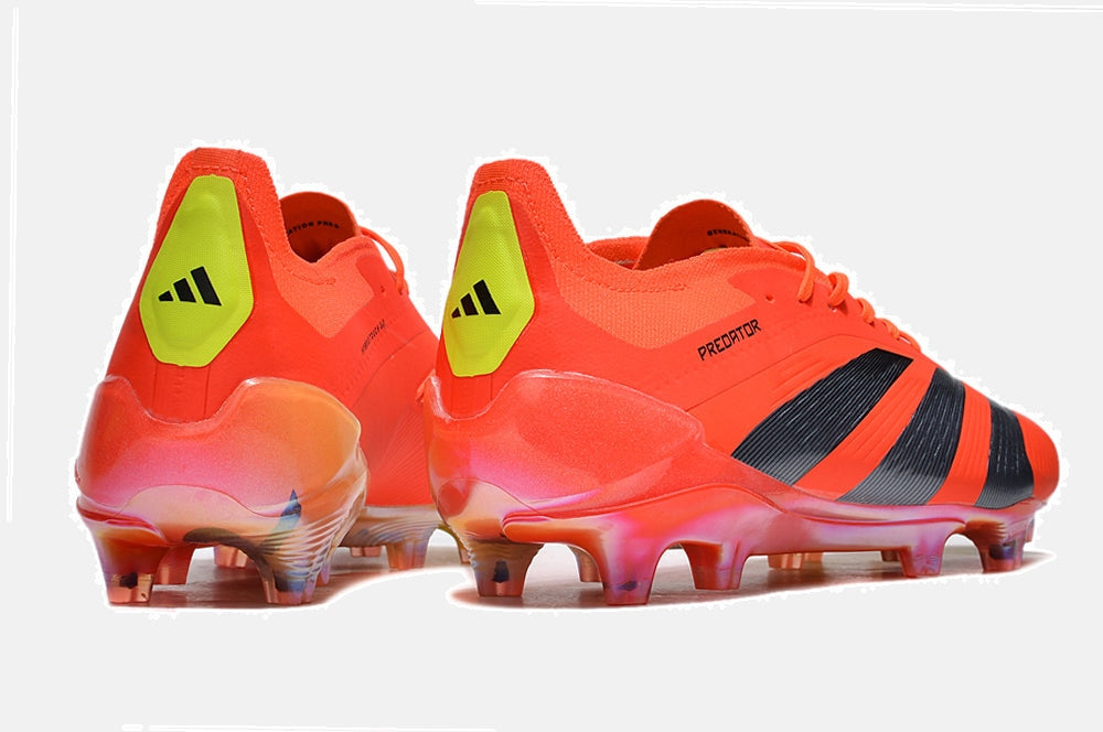 Chuteira Adidas Predator Elite FG - Laranja e Cinza - imagem 5