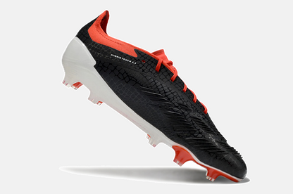 Chuteira Adidas Predator Elite FG - Preta, Branca e Laranja - imagem 5