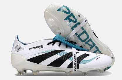 Chuteira Adidas Predator Elite Fold-Over Tongue FG - Branca, Verde e Preta - imagem 8