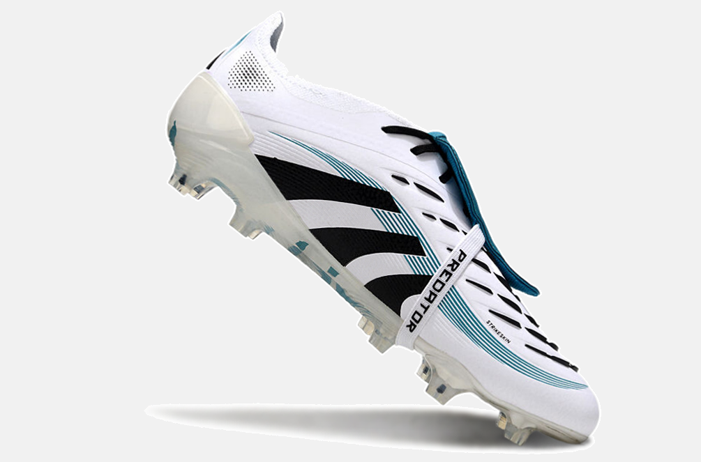 Chuteira Adidas Predator Elite Fold-Over Tongue FG - Branca, Verde e Preta - imagem 6