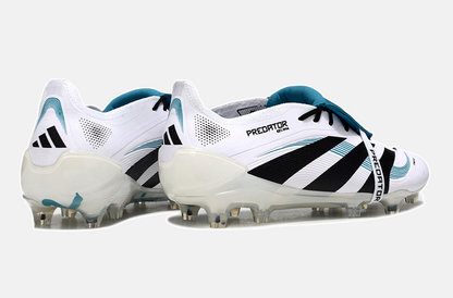 Chuteira Adidas Predator Elite Fold-Over Tongue FG - Branca, Verde e Preta - imagem 7