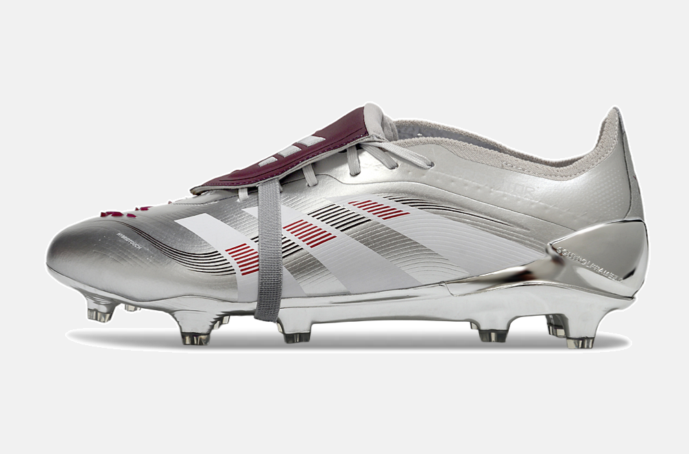 Chuteira Adidas Predator Elite Fold-Over Tongue FG - Prata - imagem 4