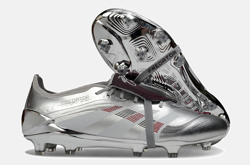 Chuteira Adidas Predator Elite Fold-Over Tongue FG - Prata - imagem 7