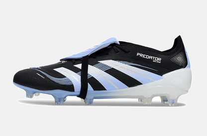 Chuteira Adidas Predator Elite Fold-Over Tongue FG - Preta, Azul e Branca - imagem 4