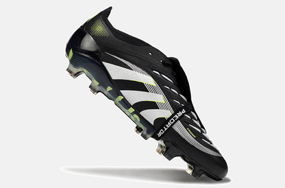 Chuteira Adidas Predator Elite Fold-Over Tongue FG - Preta, Verde e Branca - imagem 6