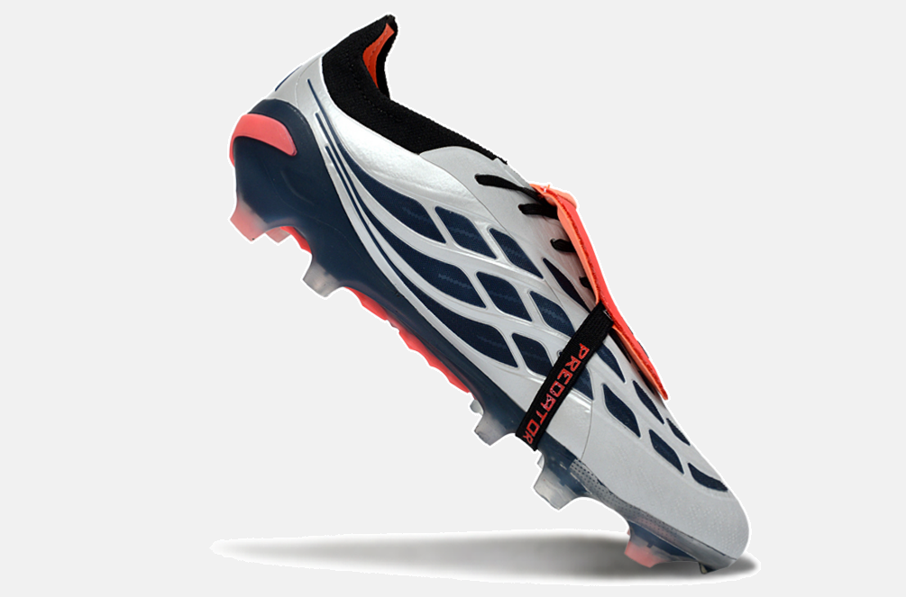 Chuteira Adidas Predator Elite FT 26 FG - Prateada, Azul e Vermelha - imagem 5