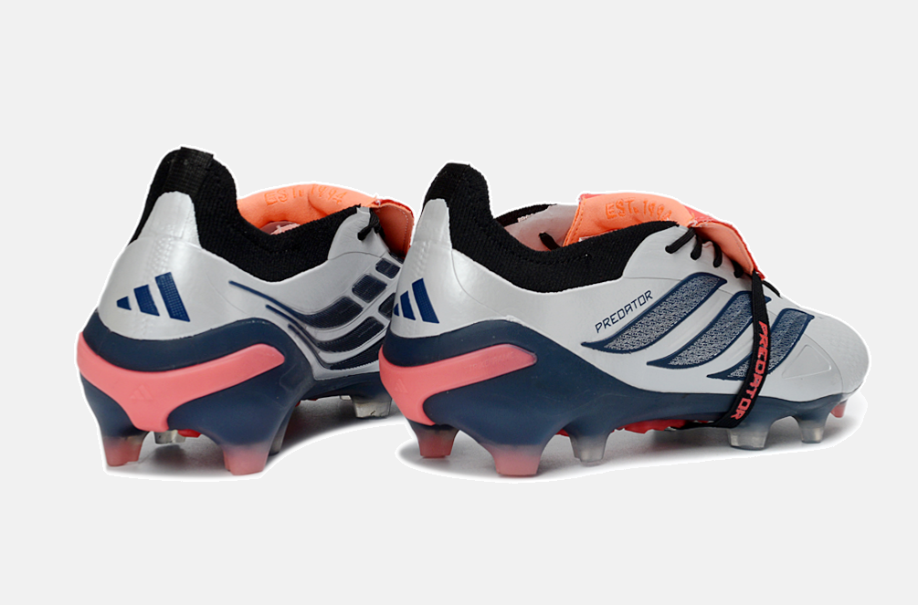 Chuteira Adidas Predator Elite FT 26 FG - Prateada, Azul e Vermelha - imagem 6
