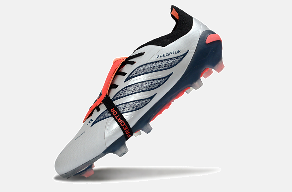 Chuteira Adidas Predator Elite FT 26 FG - Prateada, Azul e Vermelha - imagem 4