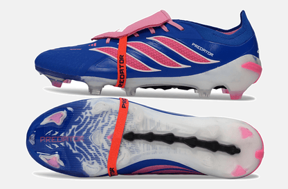 Chuteira Adidas Predator Elite FT 26 FG - Azul, Rosa e Branca - Tevo Sports SPORT*