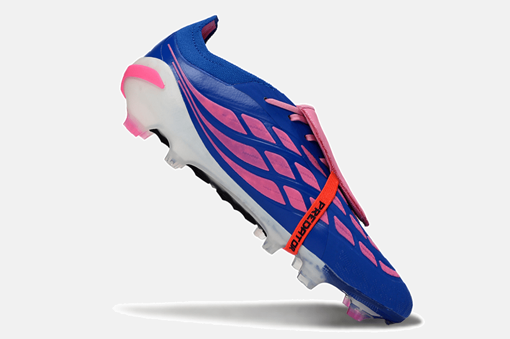 Chuteira Adidas Predator Elite FT 26 FG - Azul, Rosa e Branca - Tevo Sports SPORT*