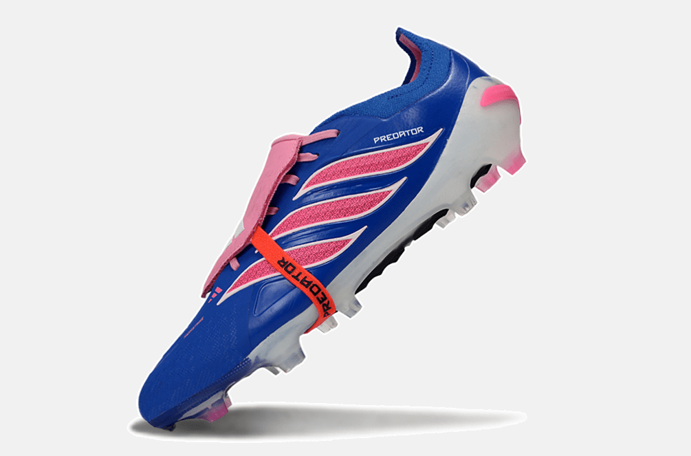 Chuteira Adidas Predator Elite FT 26 FG - Azul, Rosa e Branca - Tevo Sports SPORT*