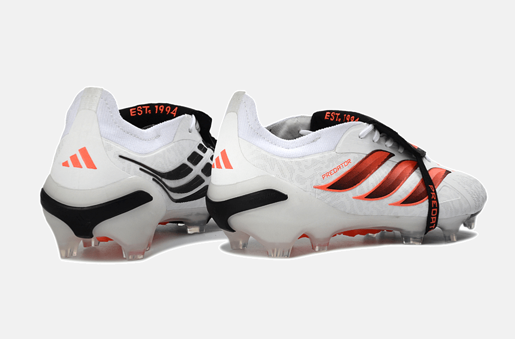 Chuteira Adidas Predator Elite FT 26 FG - Branca, Preta e Vermelha - Tevo Sports SPORT*