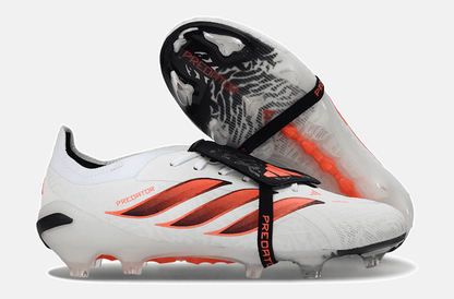Chuteira Adidas Predator Elite FT 26 FG - Branca, Preta e Vermelha - Tevo Sports SPORT*