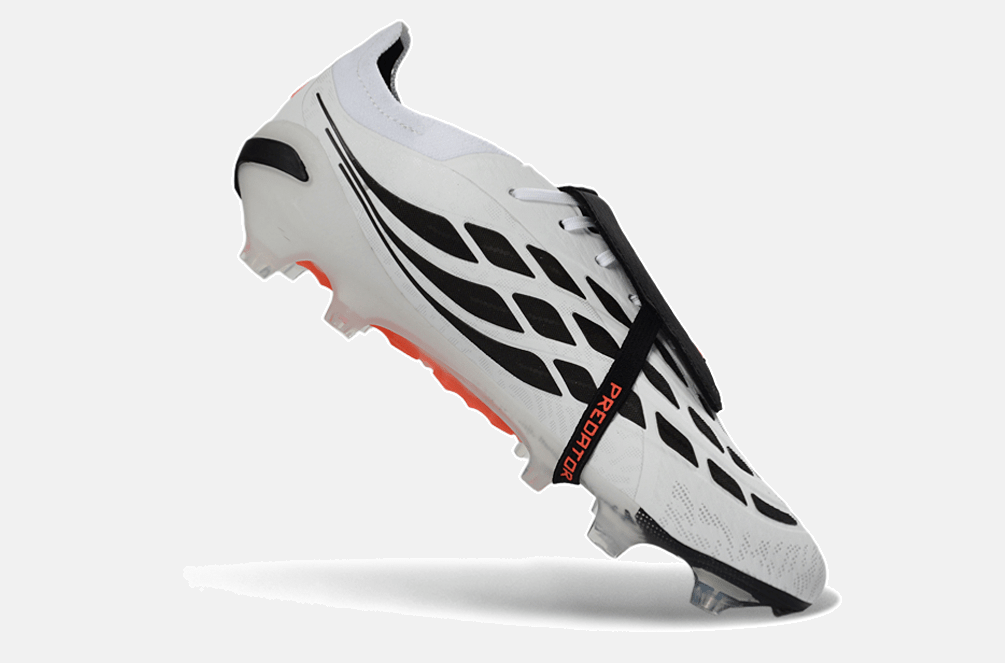 Chuteira Adidas Predator Elite FT 26 FG - Branca, Preta e Vermelha - Tevo Sports SPORT*