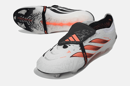 Chuteira Adidas Predator Elite FT 26 FG - Branca, Preta e Vermelha - Tevo Sports SPORT*