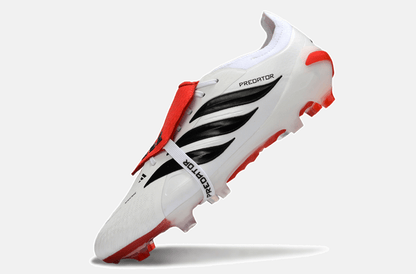 Chuteira Adidas Predator Elite FT 26 FG - Branca, Vermelha e Preta - Tevo Sports SPORT*