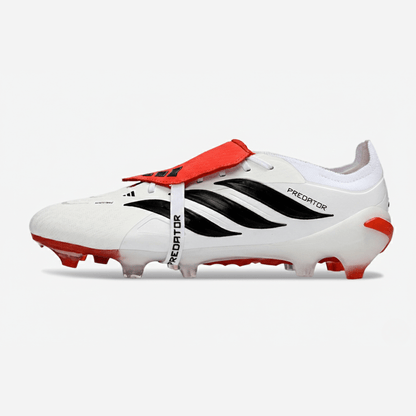 Chuteira Adidas Predator Elite FT 26 FG - Branca, Vermelha e Preta - Tevo Sports SPORT*
