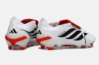 Chuteira Adidas Predator Elite FT 26 FG - Branca, Vermelha e Preta - Tevo Sports SPORT*