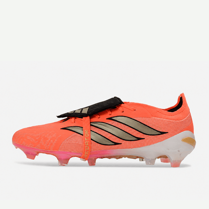 Chuteira Adidas Predator Elite FT 26 FG Copa do Mundo - Road to Glory Pack - Bege e Dourada - Tevo Sports SPORT*