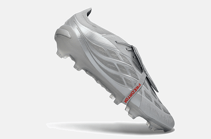 Chuteira Adidas Predator Elite FT 26 FG - Prateada e Branca - Tevo Sports SPORT*
