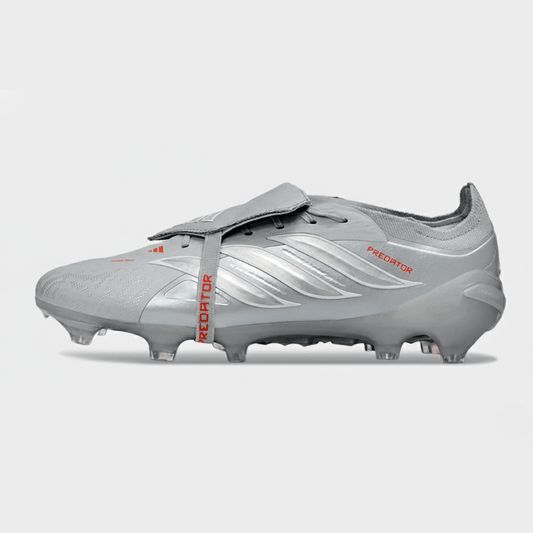 Chuteira Adidas Predator Elite FT 26 FG - Prateada e Branca - Tevo Sports SPORT*