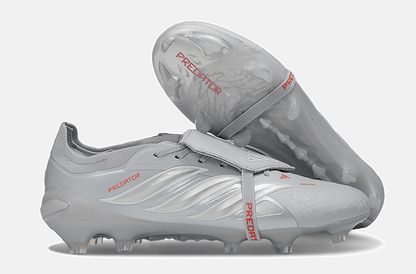 Chuteira Adidas Predator Elite FT 26 FG - Prateada e Branca - Tevo Sports SPORT*