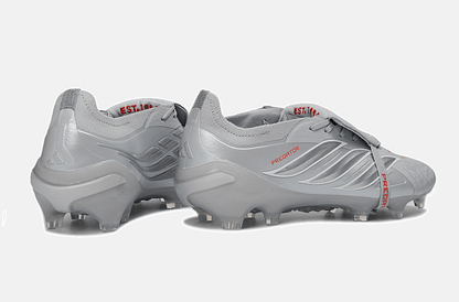 Chuteira Adidas Predator Elite FT 26 FG - Prateada e Branca - Tevo Sports SPORT*
