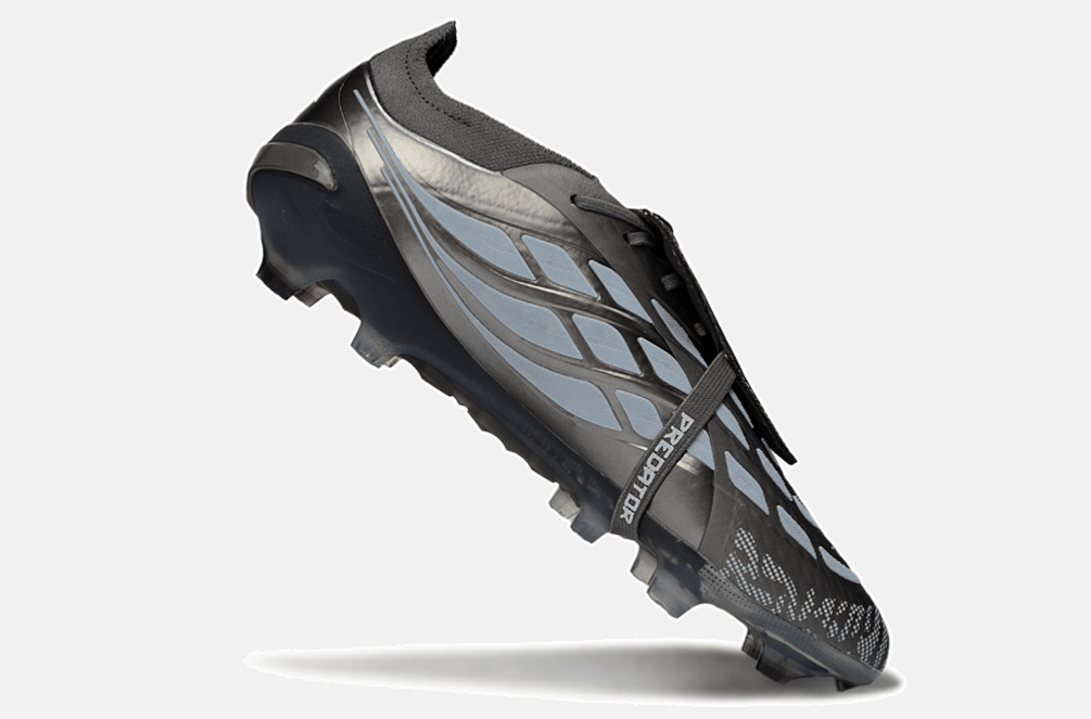 Chuteira Adidas Predator Elite FT 26 FG - Prateada e Preta - Tevo Sports SPORT*