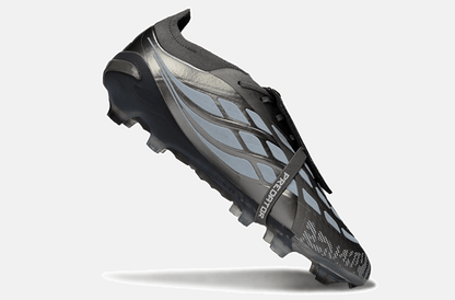 Chuteira Adidas Predator Elite FT 26 FG - Prateada e Preta - Tevo Sports SPORT*